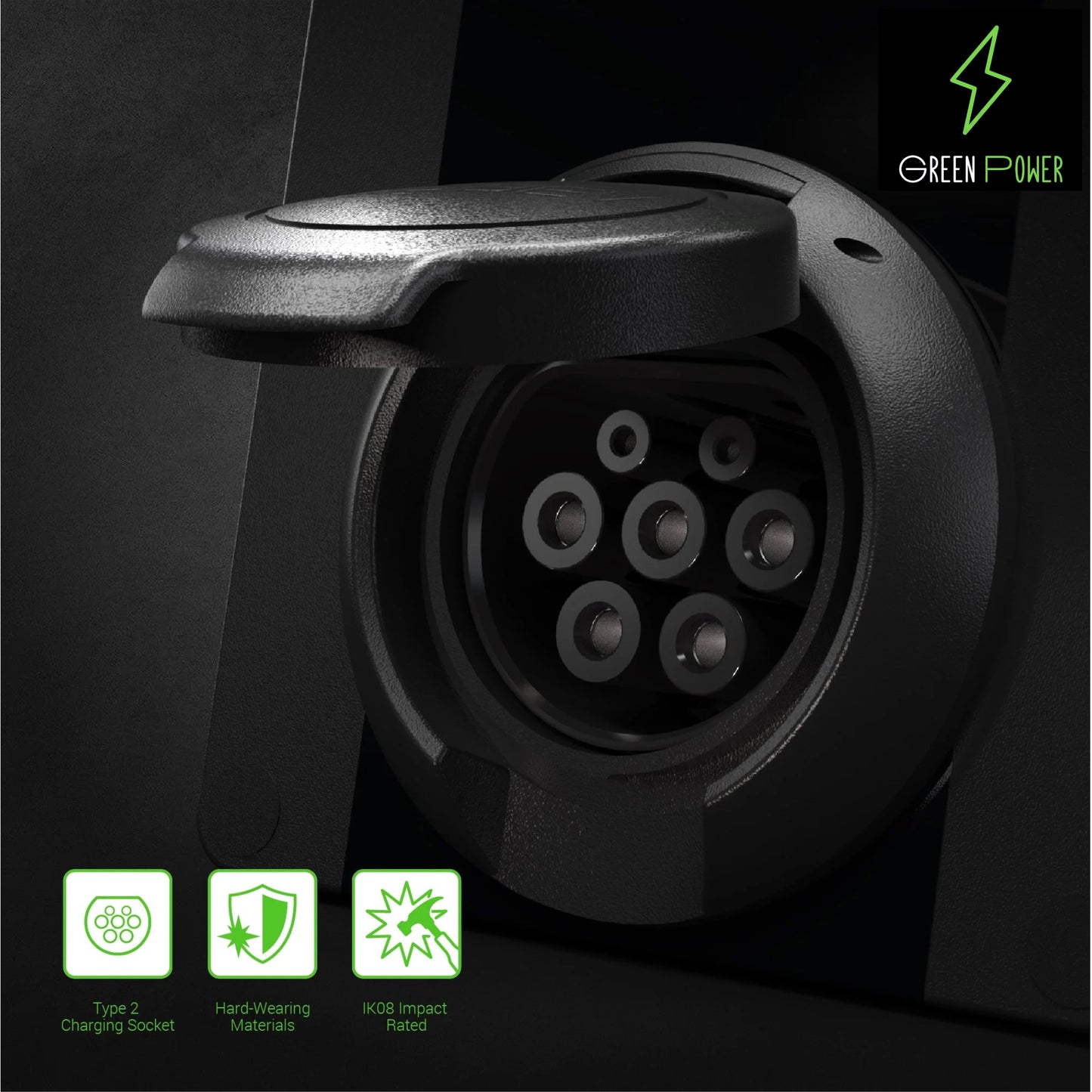 Borne électrique pour voiture électrique