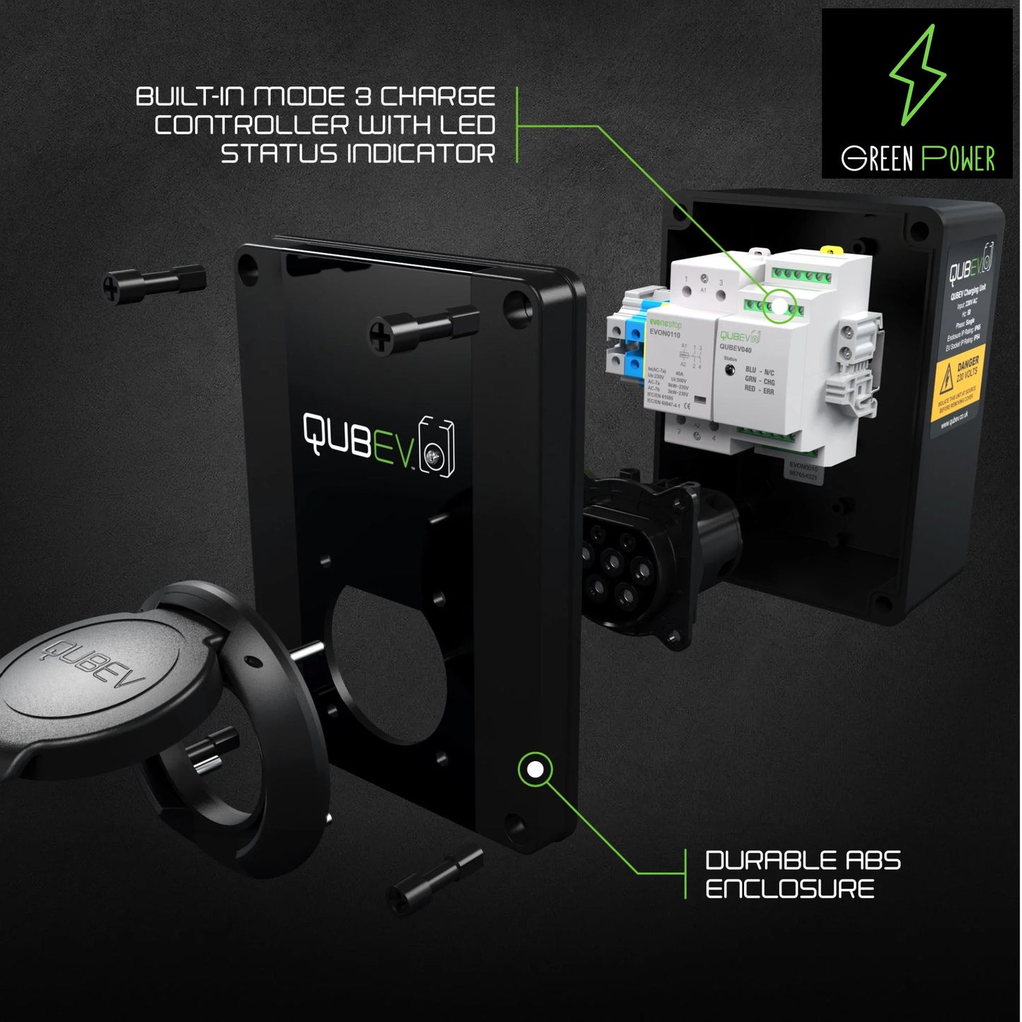 Borne électrique pour voiture électrique