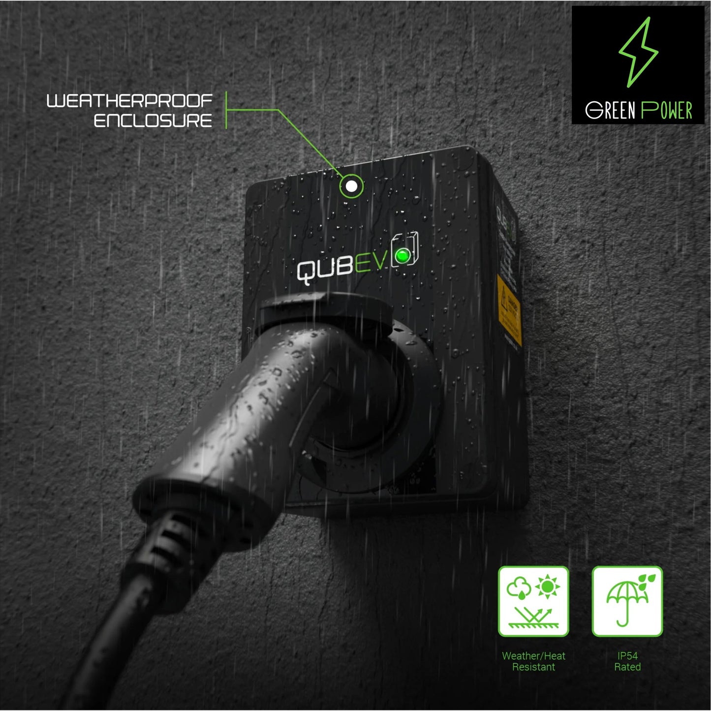 Borne électrique pour voiture électrique