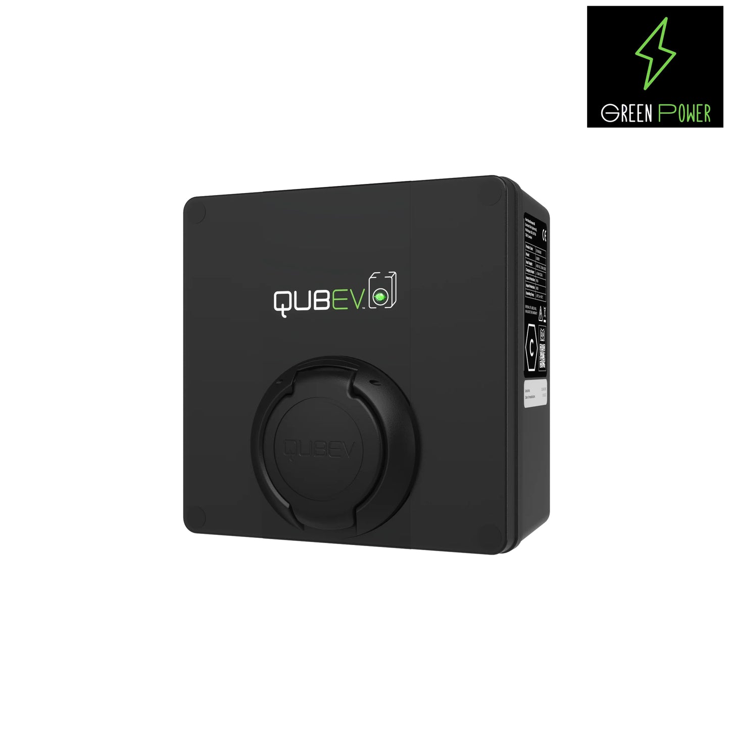 Borne de recharge QUBEV triphasée jusqu'à 32 AMP et 22 Kw