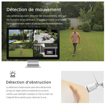 Foscam Caméra bullet extérieure Wifi 1080p pour kit de vidéosurveillance - FI9910W.