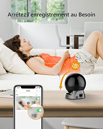 Imou 360°Caméra Surveillance WiFi Extérieure, Vision Nocturne, Détection de Personne AI, Suivi Intelligent