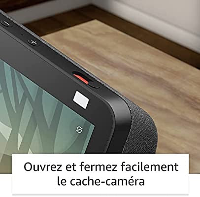 Echo Show 8 (2e génération, modèle 2021) | Écran connecté HD avec Alexa et caméra 13 Mpx | Anthracite