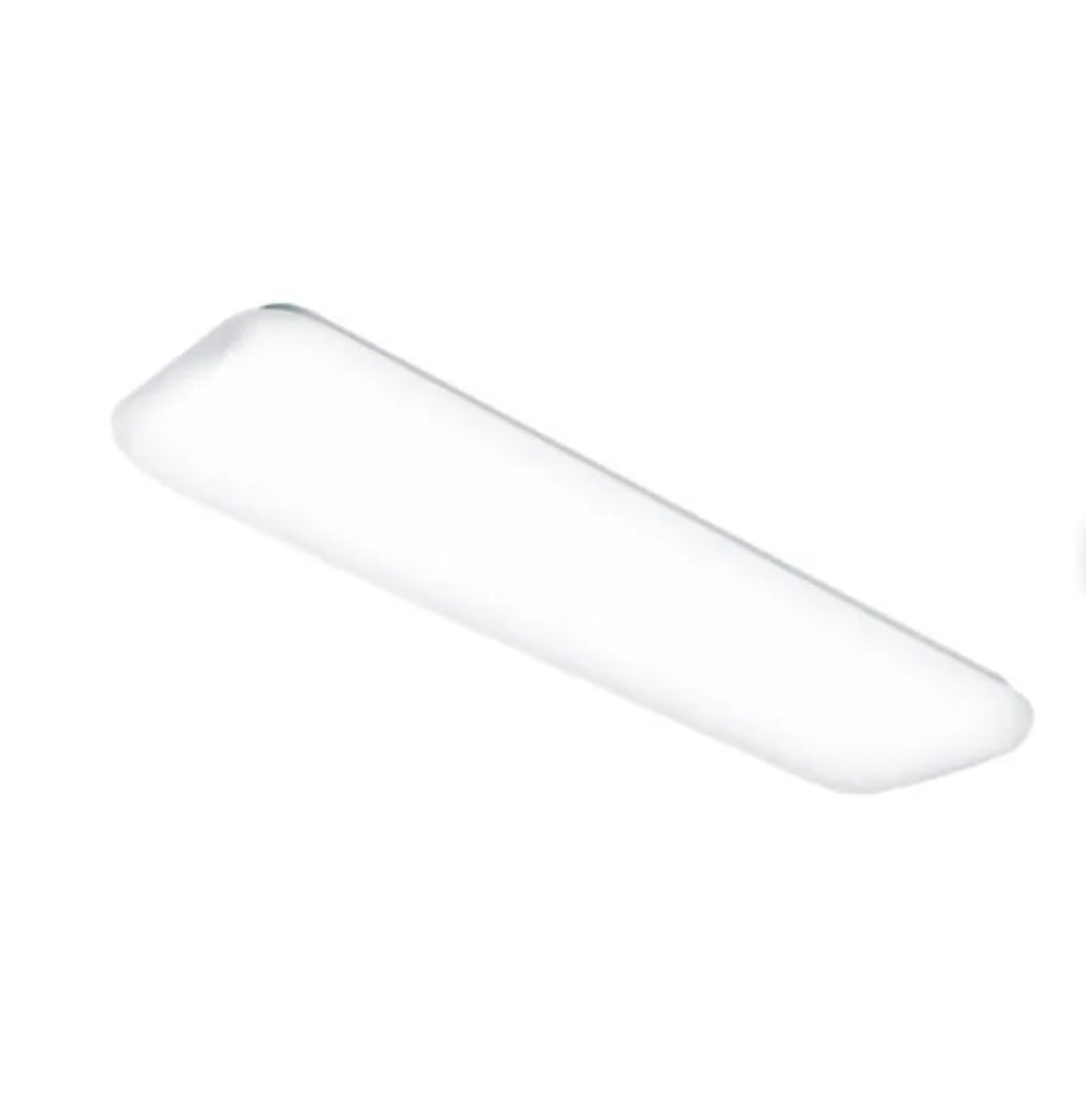Plafonnier de garage L.60 cm plastique blanc module led LUCECO